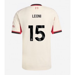 Liverpool Giovanni Leoni #15 Bortatröja 2025-26 Kortärmad